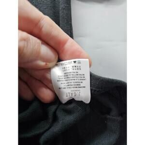 J Galt California Black Cotton Tee Womens XS Small Notched Neck Raglan